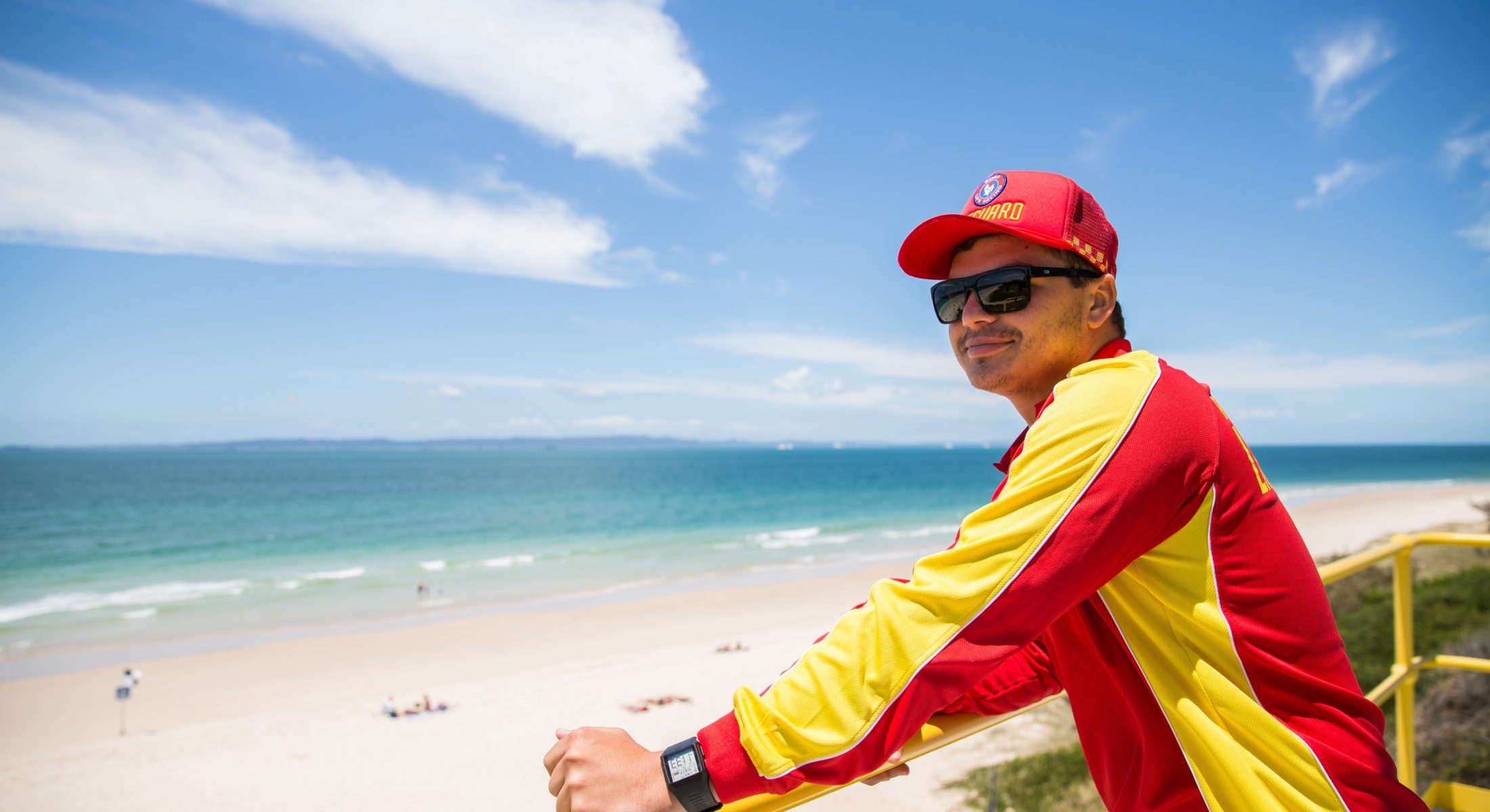 Woorim Beach is patrolled by Surf Lifesavers, remember to enjoy the water in between the flags
