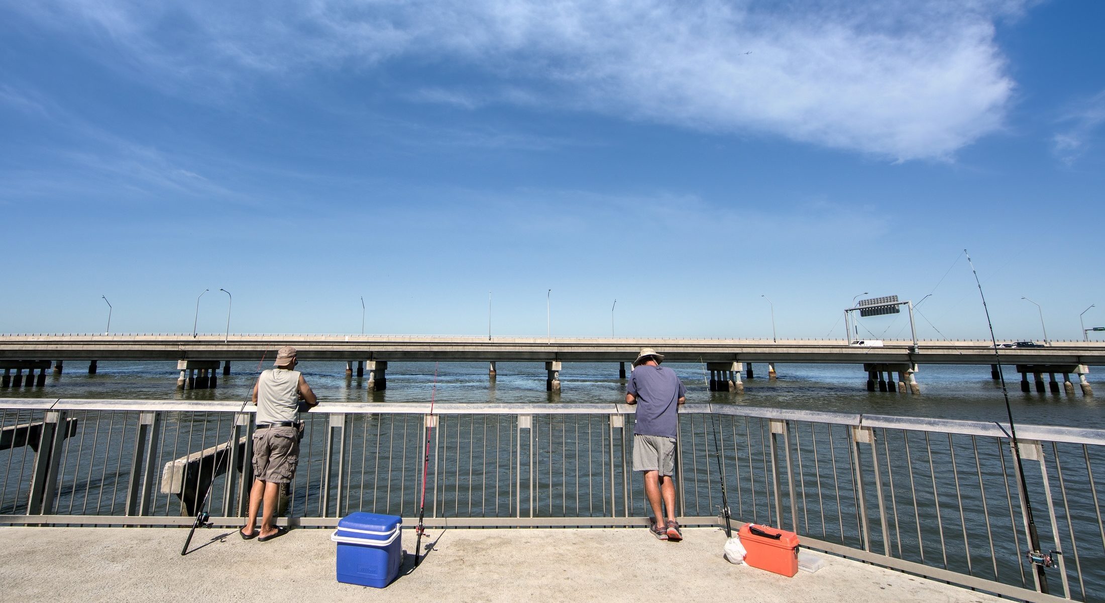 Hornibrook Highway Fishing Old Bridge Redcliffe Visit Moreton Bay Region