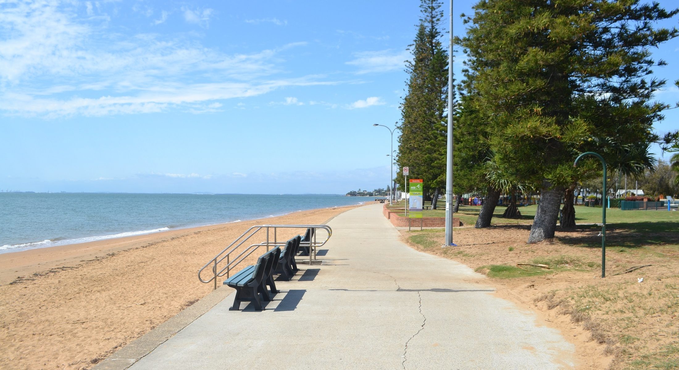 Suttons Beach Redcliffe accessible pathway Brisbane Visit Moreton Bay Region
