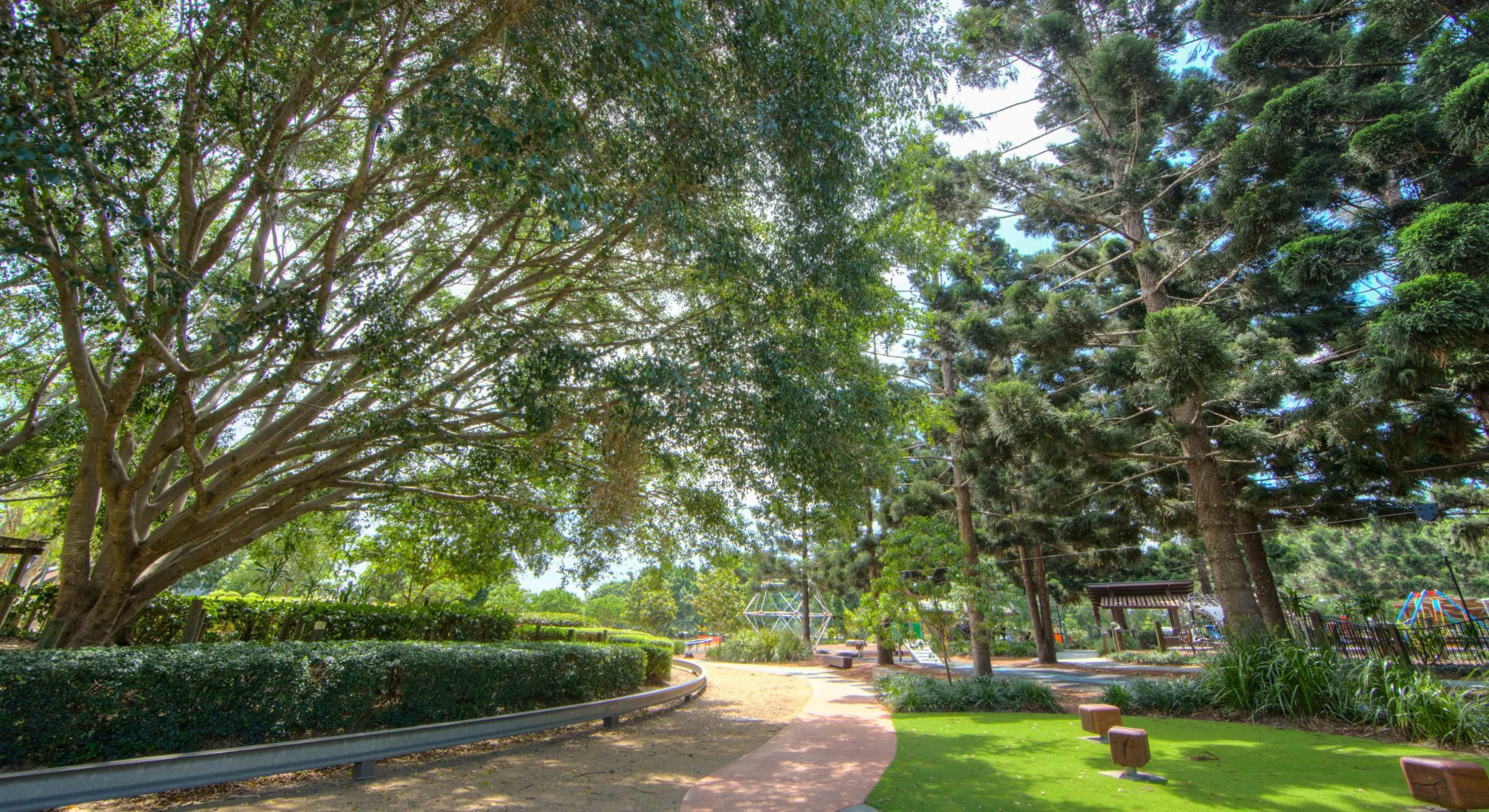 Pine Rivers Park at Strathpine has accessible pathways throughout the parklands